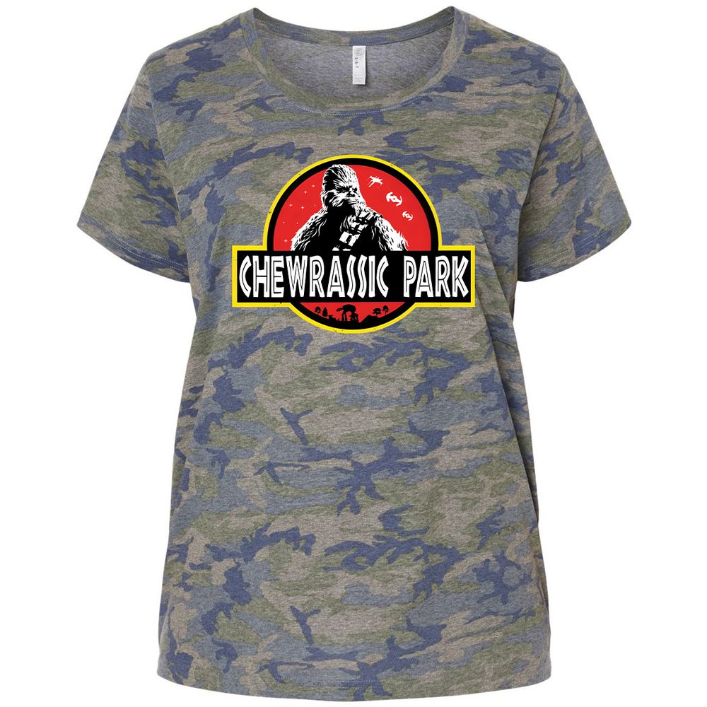 Ladies Curvy Jersey - MRF8VQ1K - Vintage Camo - 5