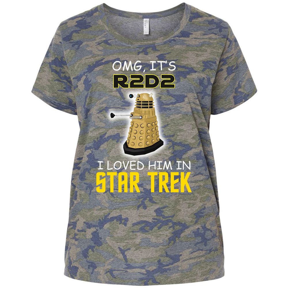 Ladies Curvy Jersey - 2FPJERVE - Vintage Camo - 5