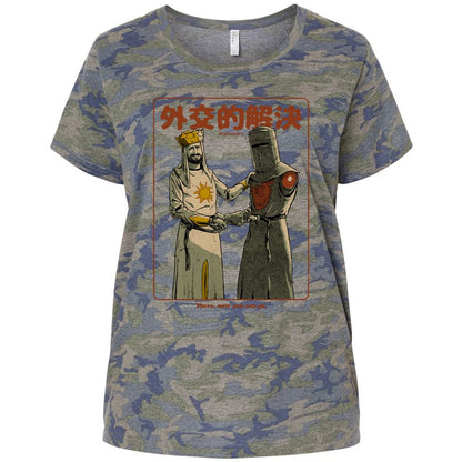 Ladies Curvy Jersey - JUYYA8ZE - Vintage Camo - 5