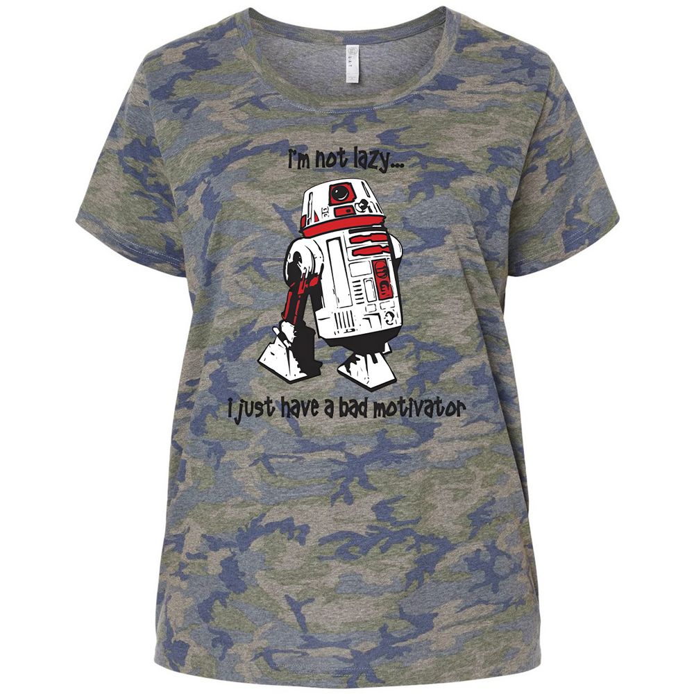 Ladies Curvy Jersey - YXJDGY4Z - Vintage Camo - 5