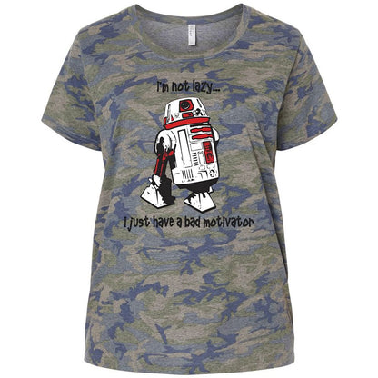 Ladies Curvy Jersey - YXJDGY4Z - Vintage Camo - 5