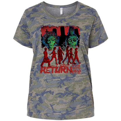 Ladies Curvy Jersey - XCPBQXN3 - Vintage Camo - 5