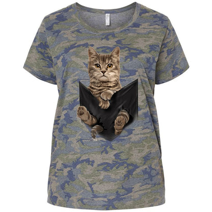 Ladies Curvy Jersey - ZX2FNP2N - Vintage Camo - 5