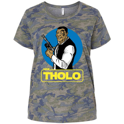 Ladies Curvy Jersey - TU6G6BHH - Vintage Camo - 5