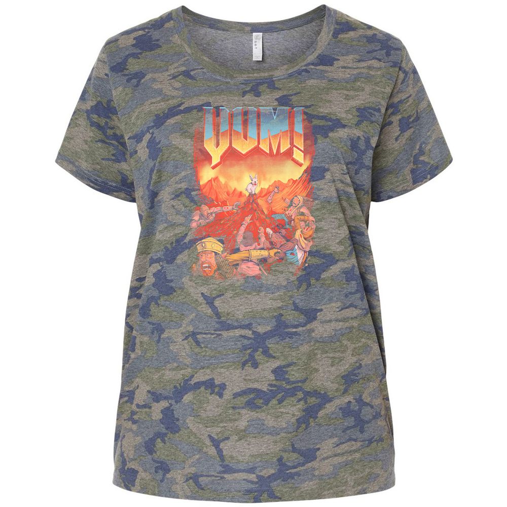 Ladies Curvy Jersey - XR5G1ZDS - Vintage Camo - 5