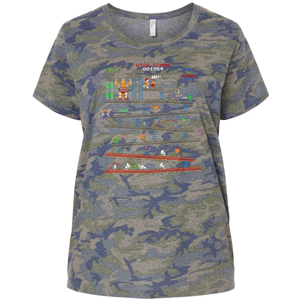 Ladies Curvy Jersey - 8SR25S8J - Vintage Camo - 5