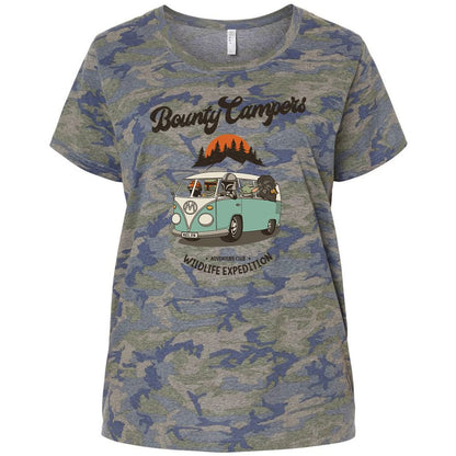 Ladies Curvy Jersey - WBJ3DD9N - Vintage Camo - 5