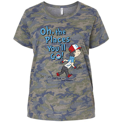 Ladies Curvy Jersey - 4VSNDL3M - Vintage Camo - 5