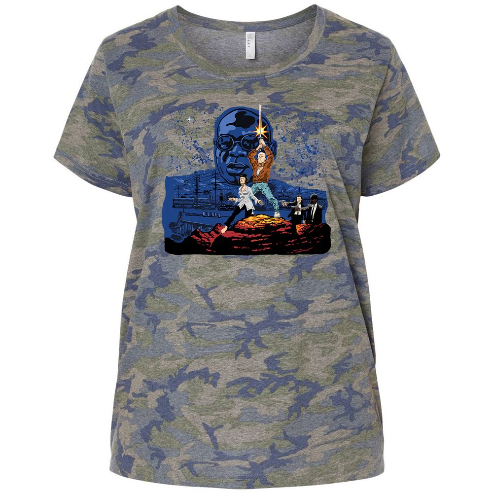 Ladies Curvy Jersey - 3N8DBLGC - Vintage Camo - 5