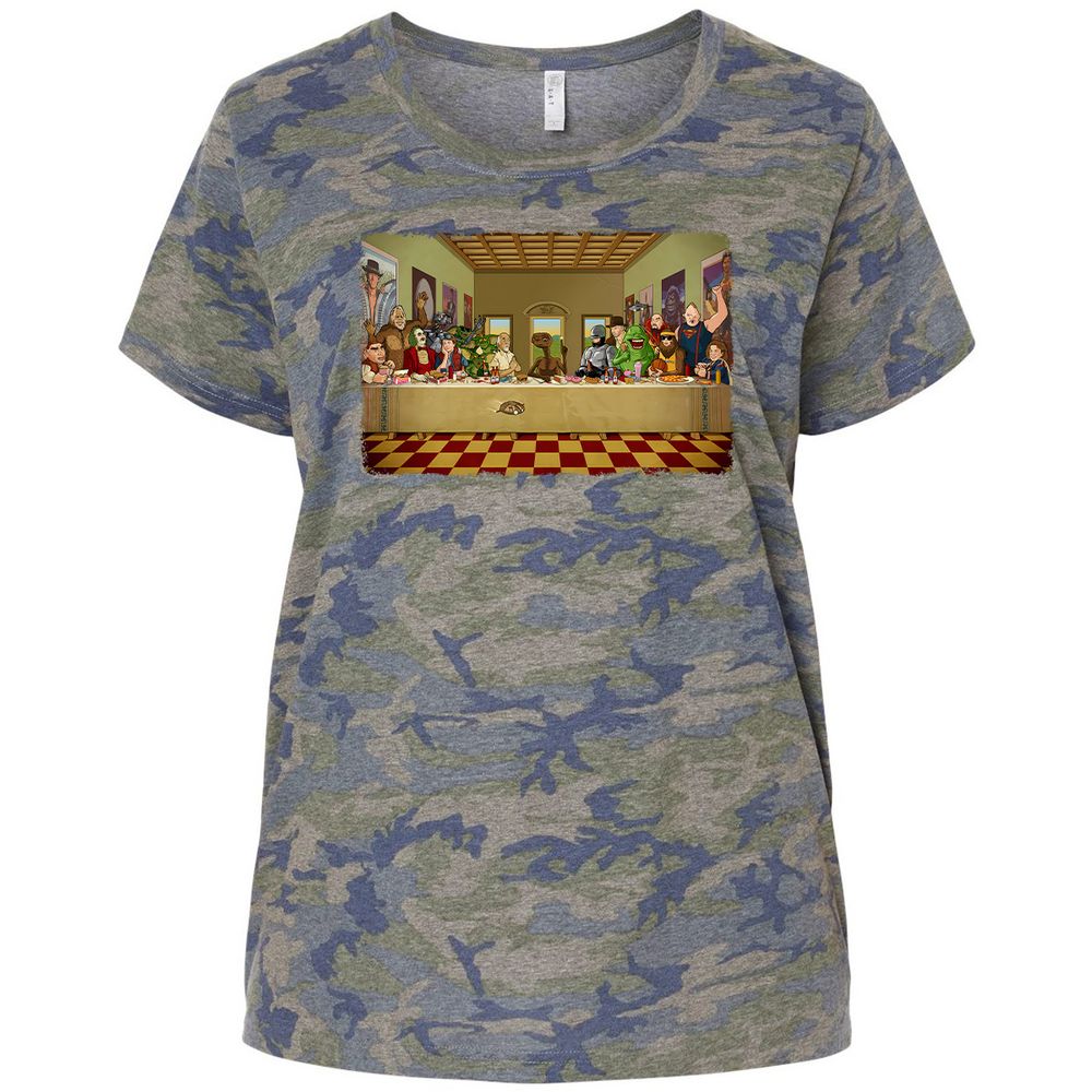 Ladies Curvy Jersey - W925JJ8M - Vintage Camo - 5