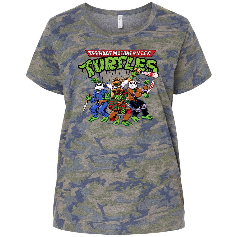 Ladies Curvy Jersey - JDQHB2FR - Vintage Camo - 5