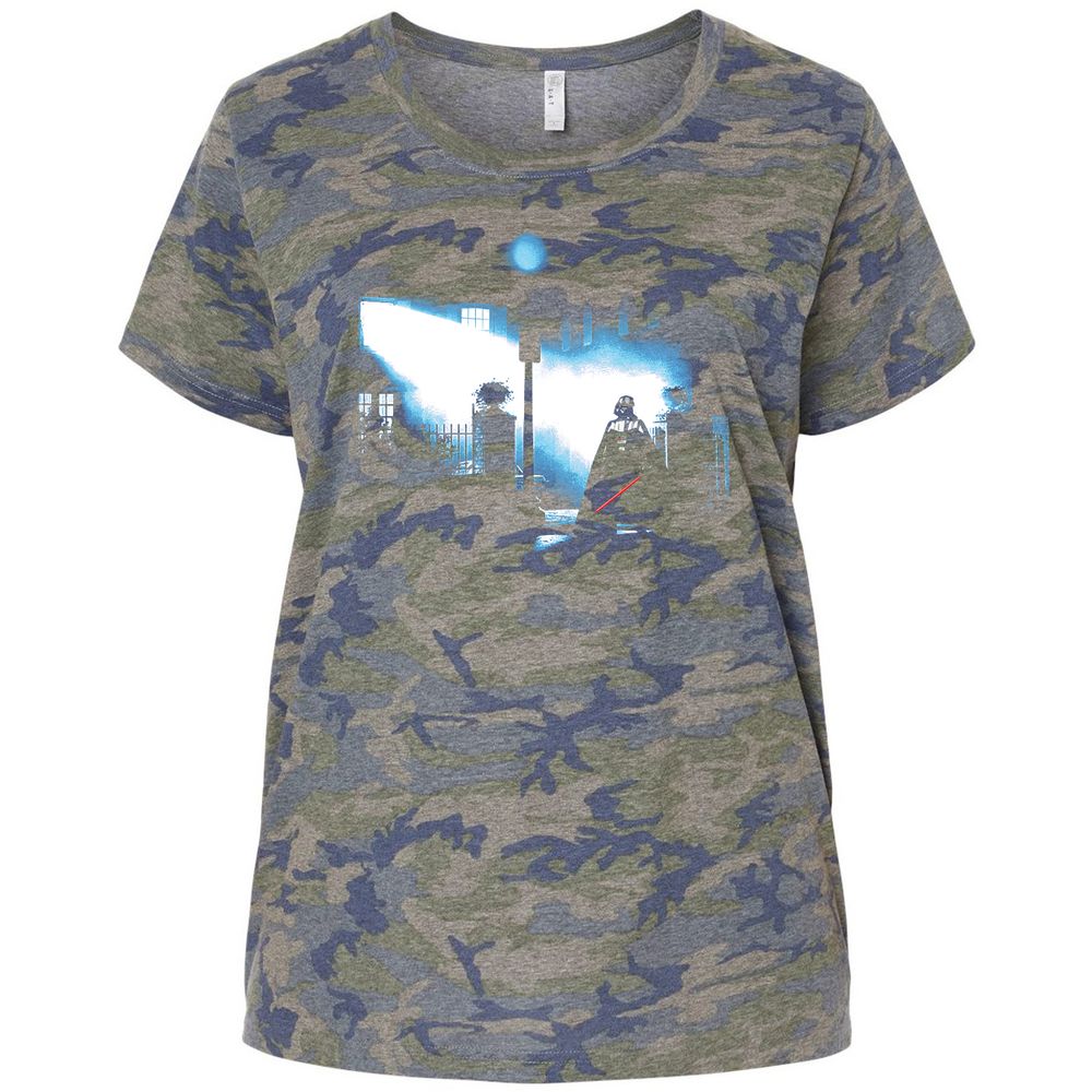 Ladies Curvy Jersey - Z6AQ1PXD - Vintage Camo - 5