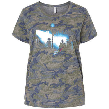 Ladies Curvy Jersey - Z6AQ1PXD - Vintage Camo - 5