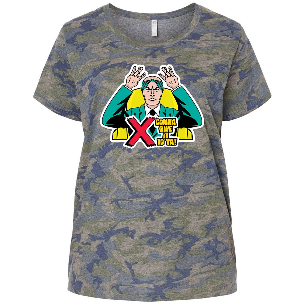 Ladies Curvy Jersey - RL4MJZNN - Vintage Camo - 5