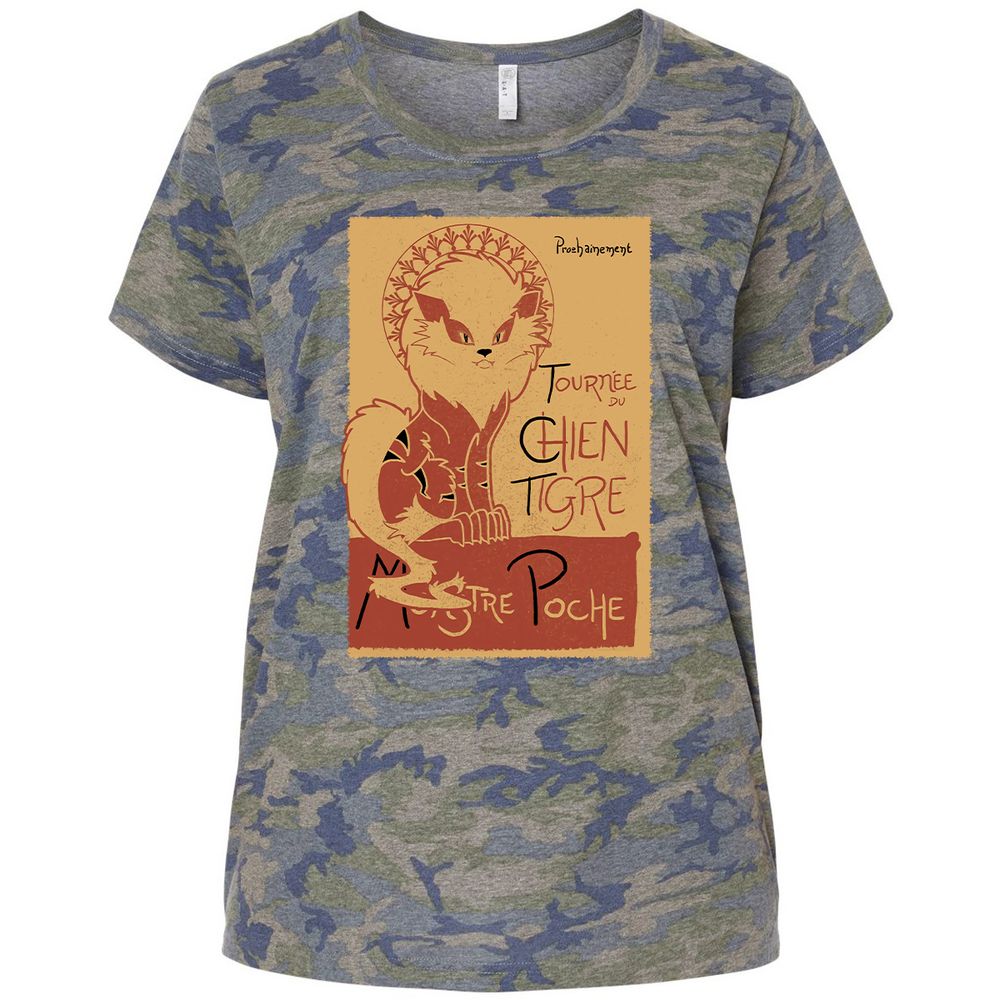 Ladies Curvy Jersey - U1WQY5GH - Vintage Camo - 5