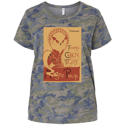 Ladies Curvy Jersey - U1WQY5GH - Vintage Camo - 5