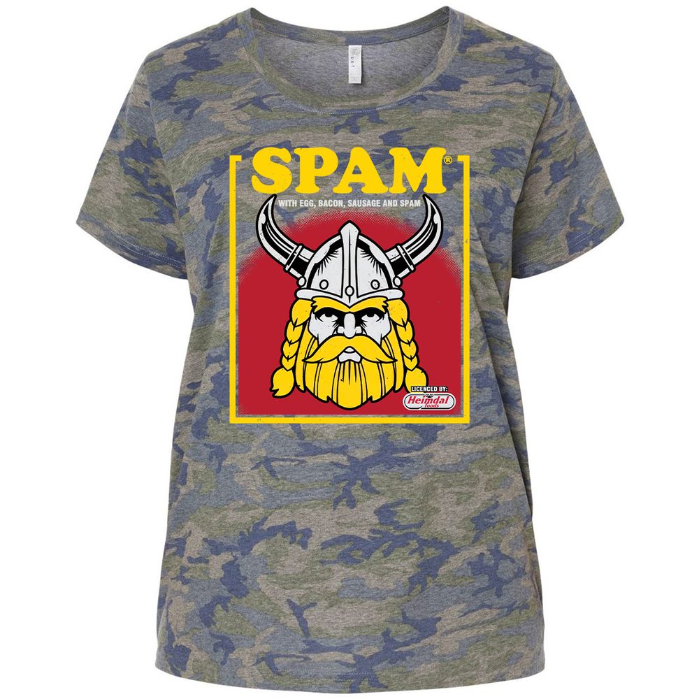 Ladies Curvy Jersey - 2LLQU6RK - Vintage Camo - 5