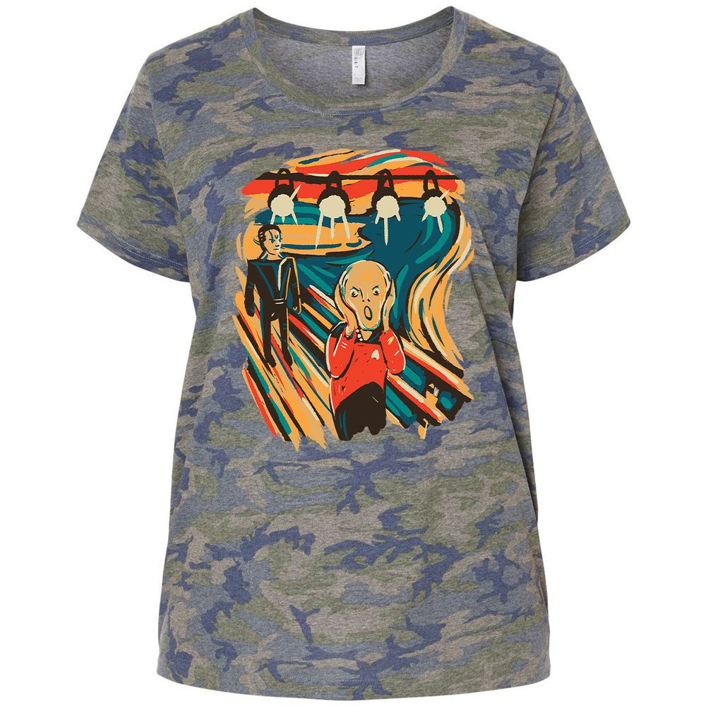 Ladies Curvy Jersey - VWTQY72Y - Vintage Camo - 5