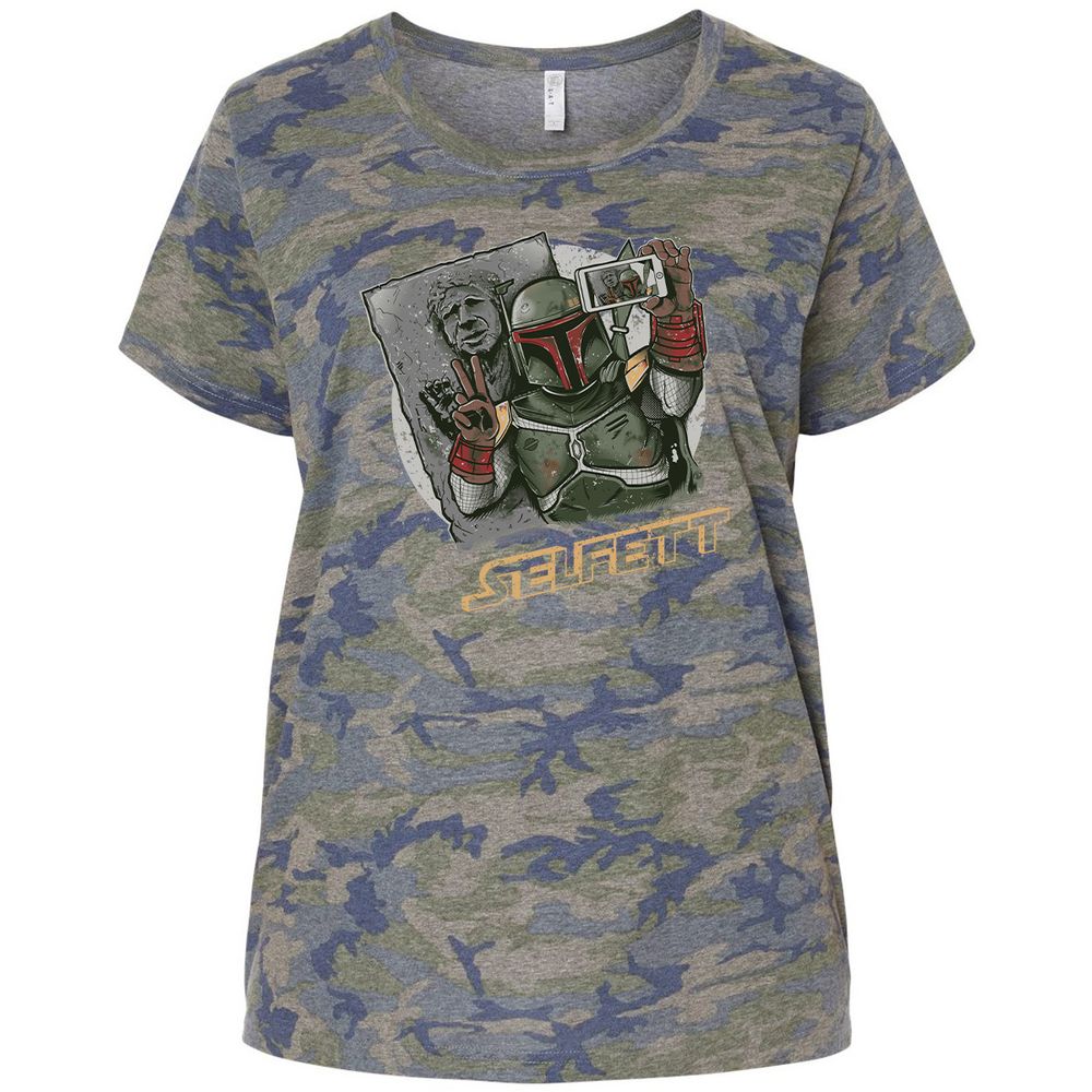 Ladies Curvy Jersey - 2ZWY4VH8 - Vintage Camo - 5