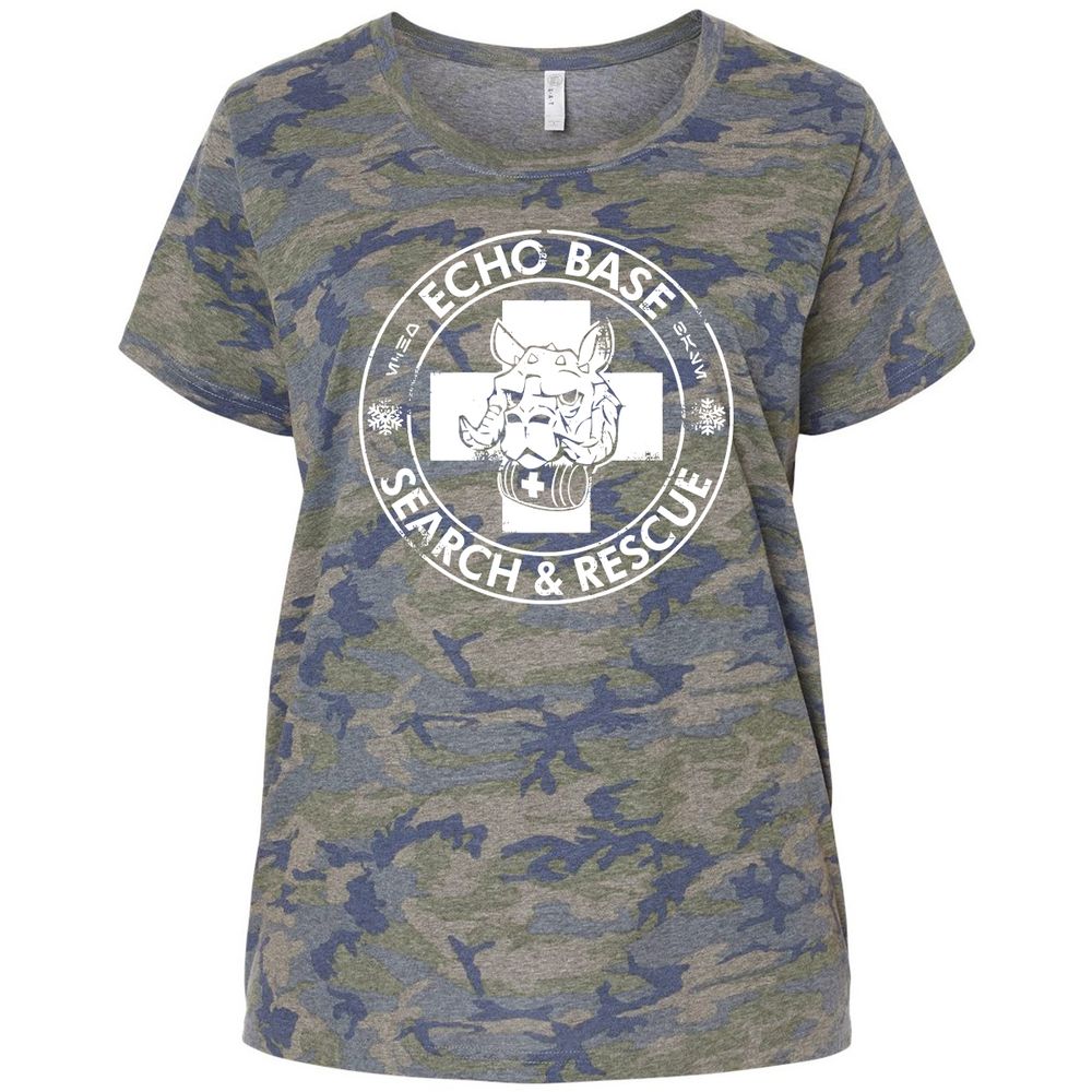 Ladies Curvy Jersey - LQ28S3P9 - Vintage Camo - 5