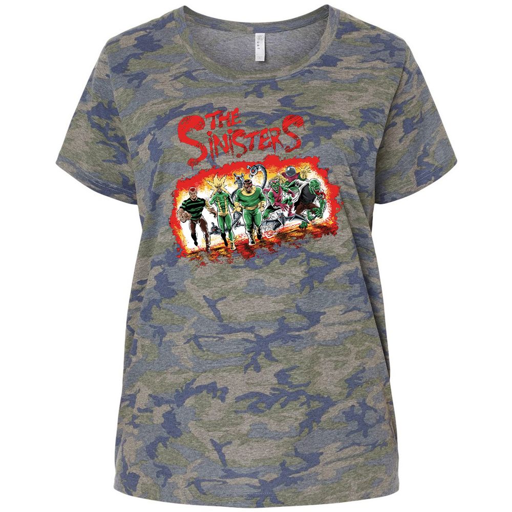 Ladies Curvy Jersey - 1L989C6G - Vintage Camo - 5