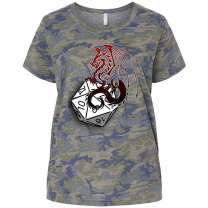 Ladies Curvy Jersey - 9HJ264P5 - Vintage Camo - 5