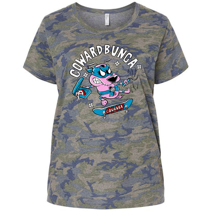 Ladies Curvy Jersey - AK6EBLD8 - Vintage Camo - 5