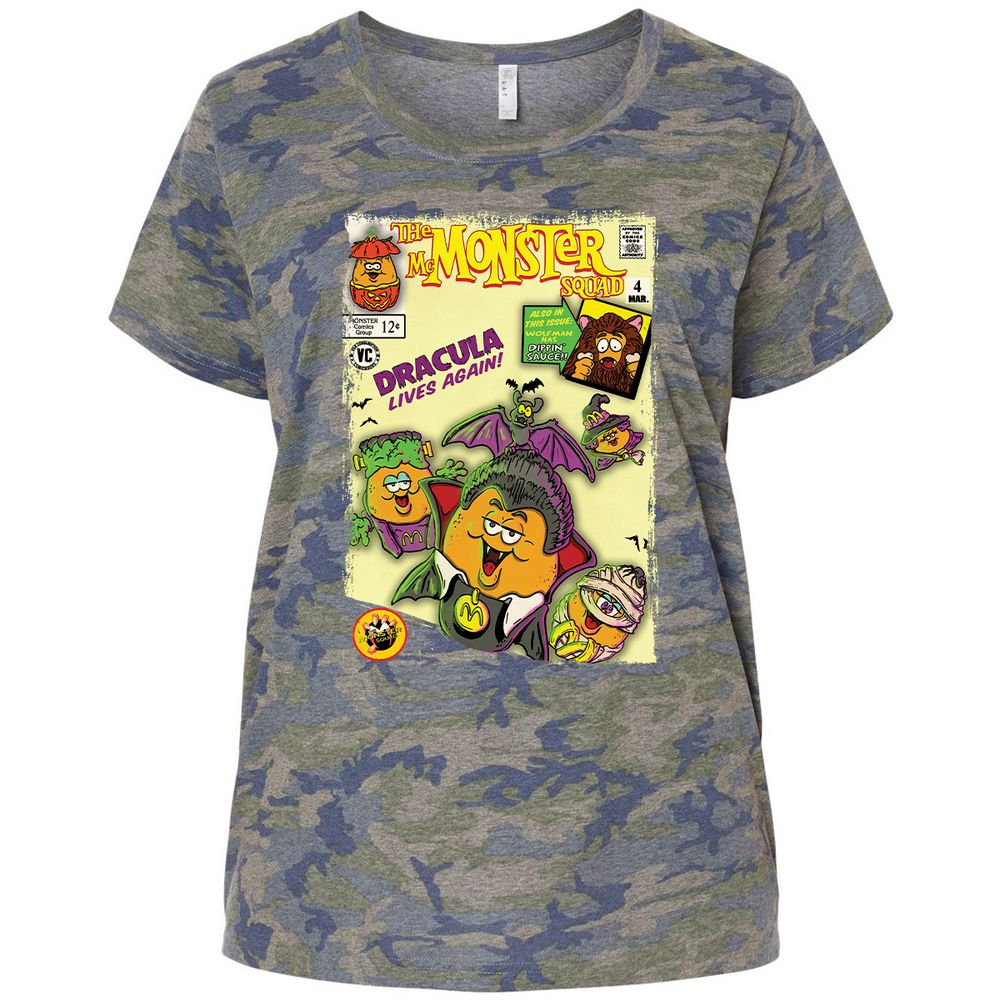 Ladies Curvy Jersey - ZPNVMA3J - Vintage Camo - 5