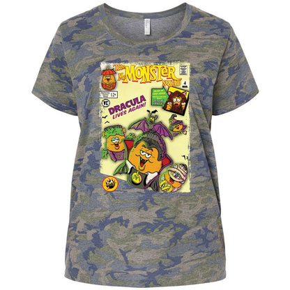 Ladies Curvy Jersey - ZPNVMA3J - Vintage Camo - 5