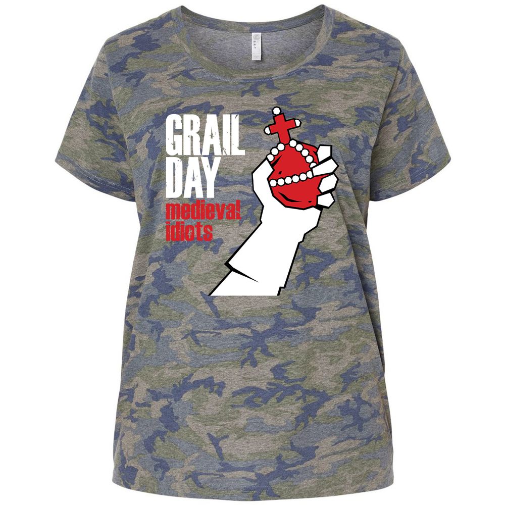 Ladies Curvy Jersey - 4J5YRD6W - Vintage Camo - 5