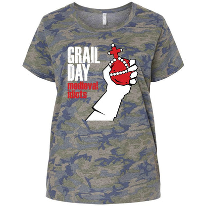 Ladies Curvy Jersey - 4J5YRD6W - Vintage Camo - 5