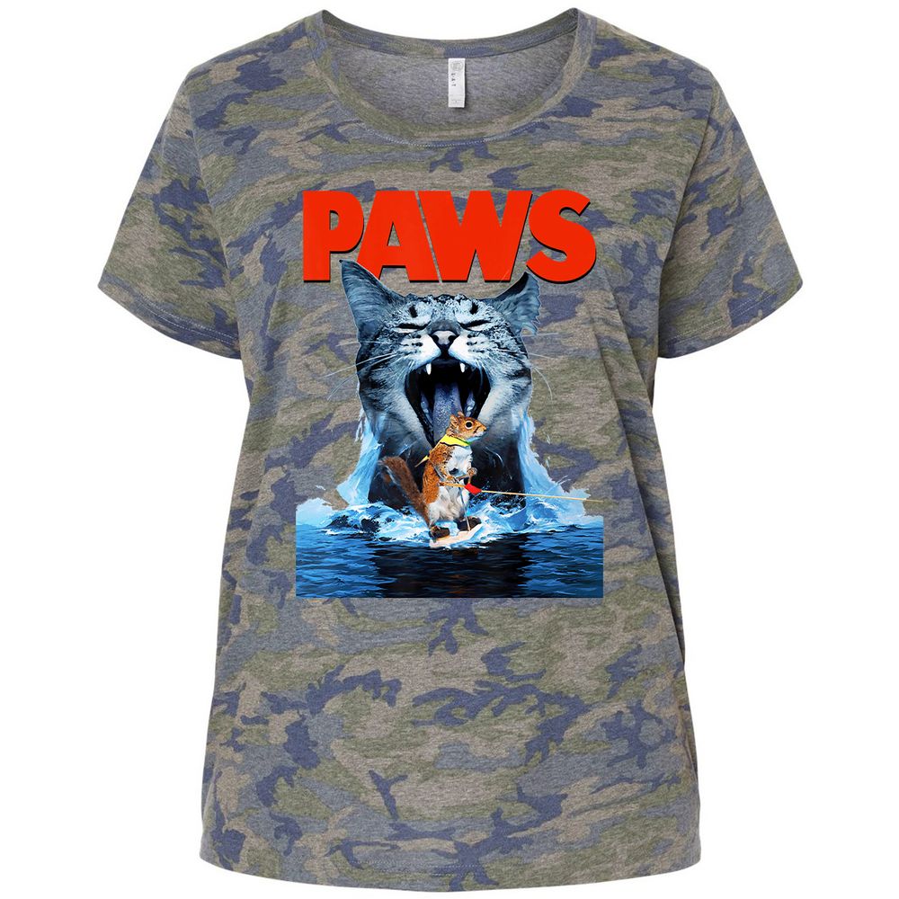 Ladies Curvy Jersey - UCL1DY16 - Vintage Camo - 5