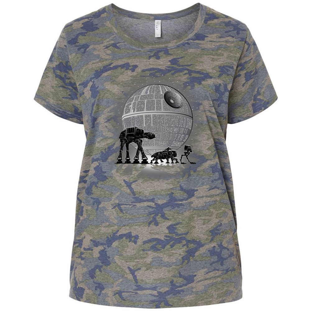 Ladies Curvy Jersey - SEYWFL17 - Vintage Camo - 5