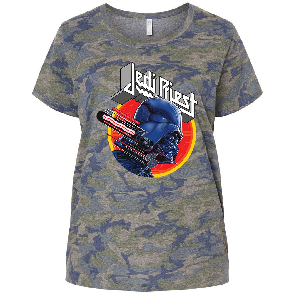 Ladies Curvy Jersey - FBQWA111 - Vintage Camo - 5