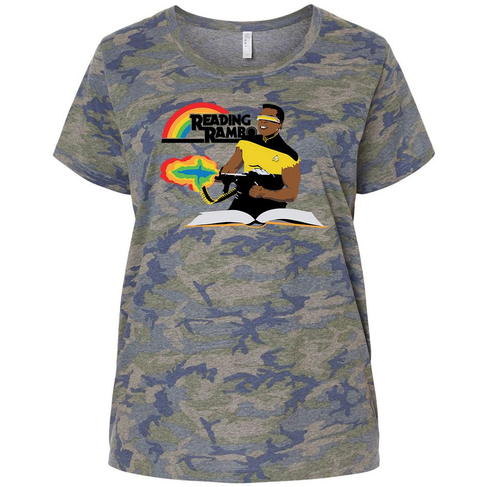 Ladies Curvy Jersey - LBJBNXU1 - Vintage Camo - 5