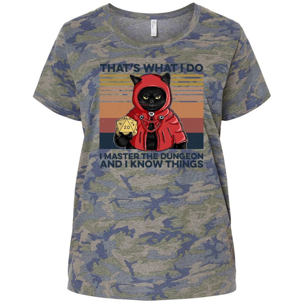 Ladies Curvy Jersey - 61QU1PJZ - Vintage Camo - 5