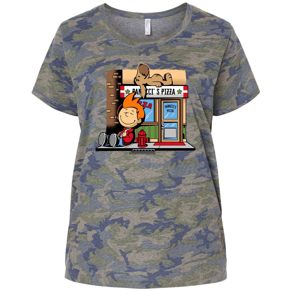 Ladies Curvy Jersey - 2KUY2PP4 - Vintage Camo - 5