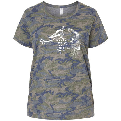 Ladies Curvy Jersey - 5WTKU82J - Vintage Camo - 5