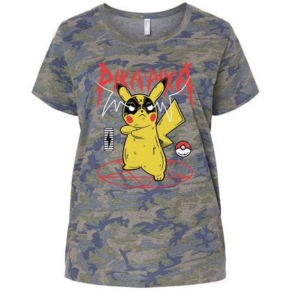 Ladies Curvy Jersey - NHMKW84F - Vintage Camo - 5