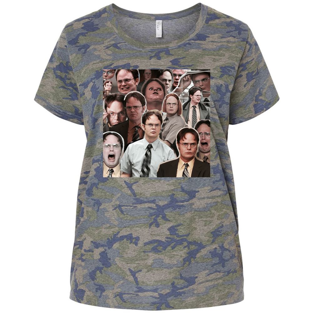 Ladies Curvy Jersey - BTFFF2FR - Vintage Camo - 5