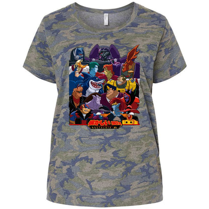 Ladies Curvy Jersey - BH8C8ALX - Vintage Camo - 5