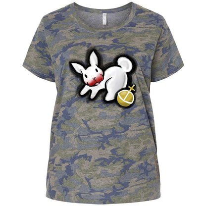 Ladies Curvy Jersey - 5SKNGMXM - Vintage Camo - 5