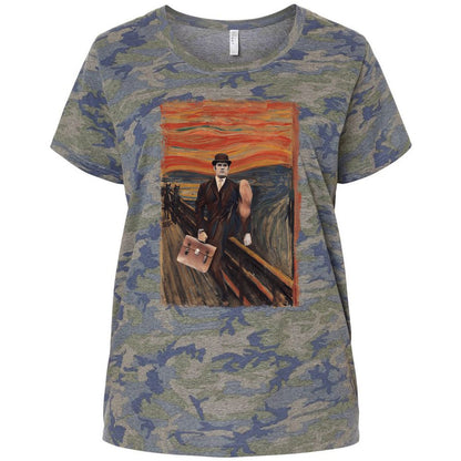 Ladies Curvy Jersey - G4DL6YJW - Vintage Camo - 5