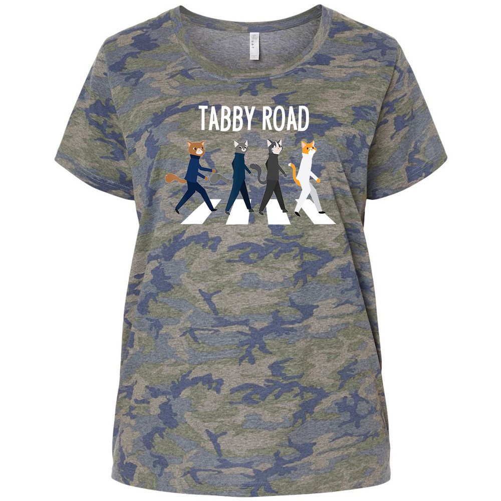 Ladies Curvy Jersey - 63323GJH - Vintage Camo - 5