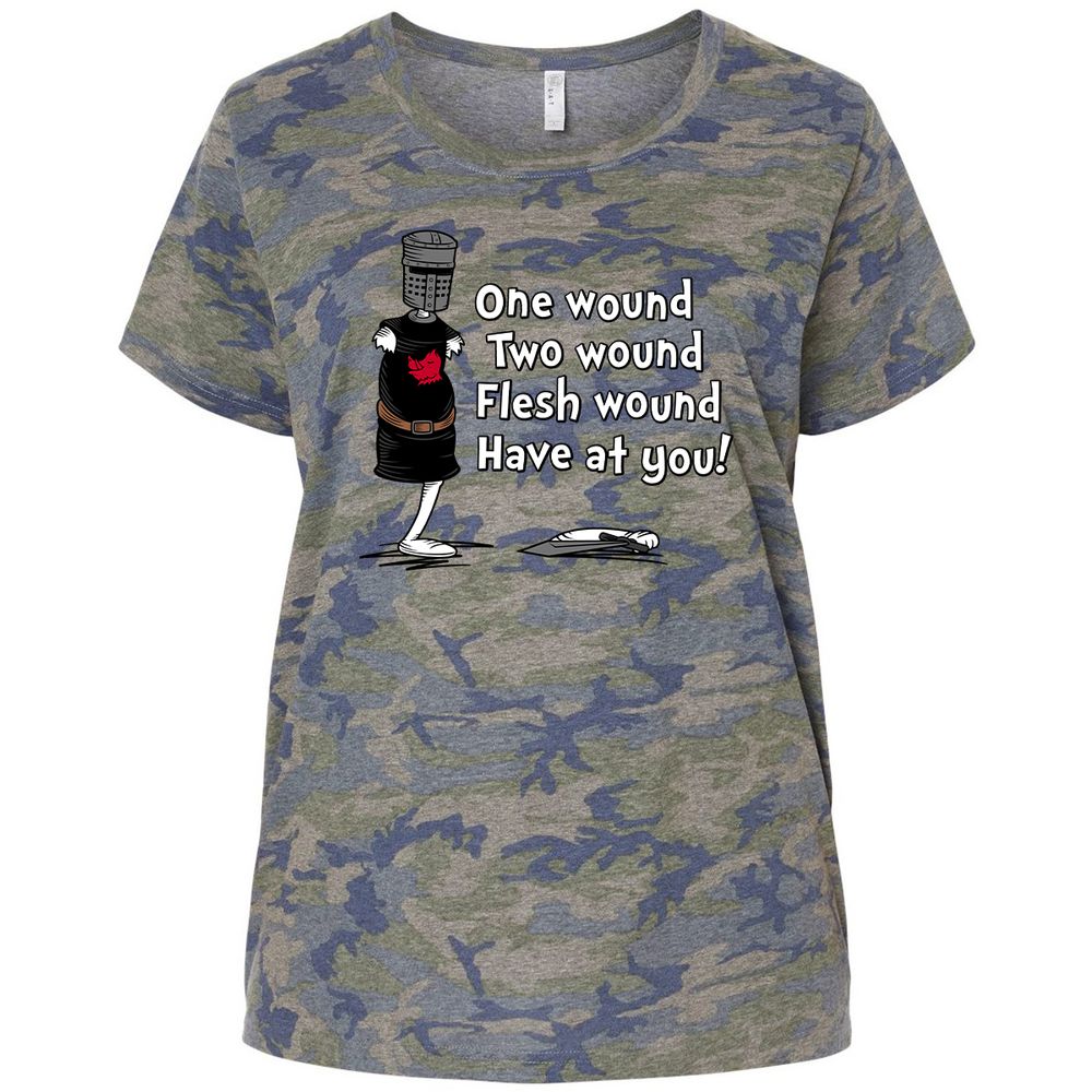 Ladies Curvy Jersey - A73GMG73 - Vintage Camo - 5