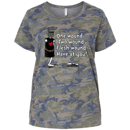 Ladies Curvy Jersey - A73GMG73 - Vintage Camo - 5