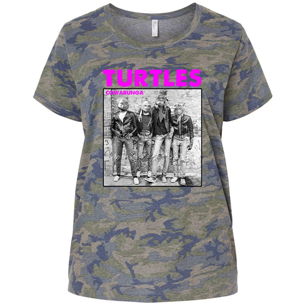 Ladies Curvy Jersey - 4BAK9FGC - Vintage Camo - 5