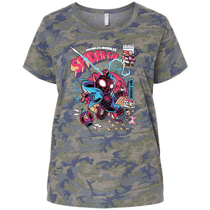 Ladies Curvy Jersey - 3C295JKH - Vintage Camo - 5