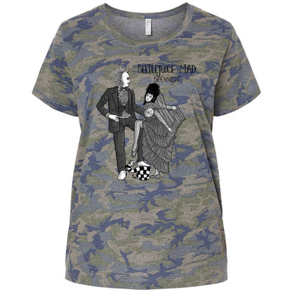 Ladies Curvy Jersey - 12QZT7GR - Vintage Camo - 5