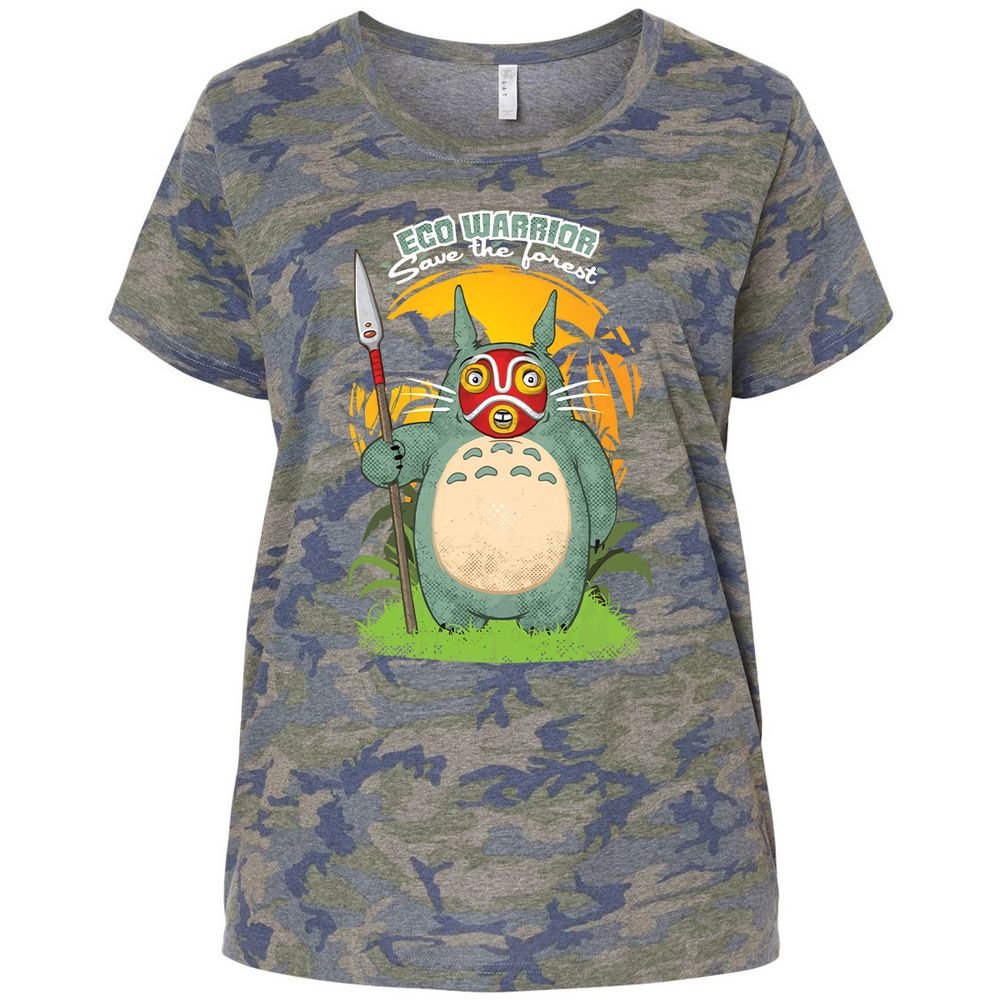 Ladies Curvy Jersey - XPDPGYMB - Vintage Camo - 5